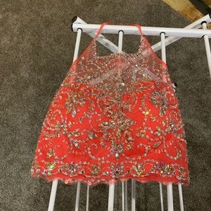 Two Piece Full Length Formal Dress